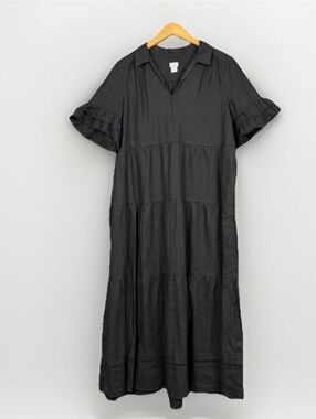 chinese dress ladies Dress Casual Maxi By Chicos In Black, Size:S
